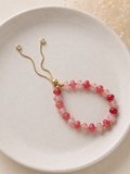 Rosé glow bracelet