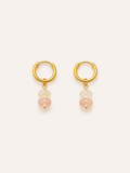 Blush Glow Hoops