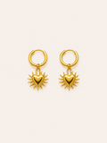 Sunny Heart Earrings