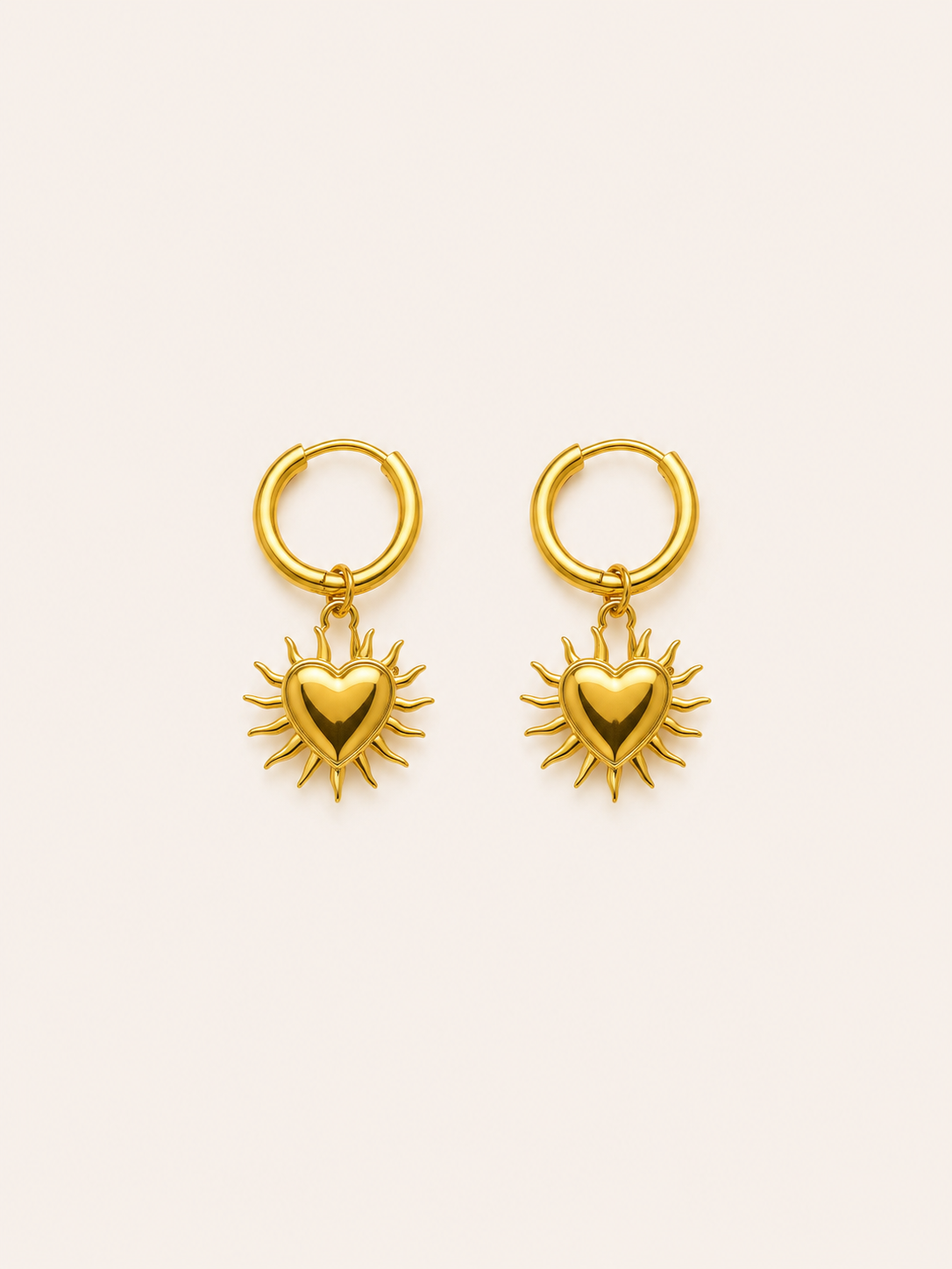 Sunny Heart Earrings